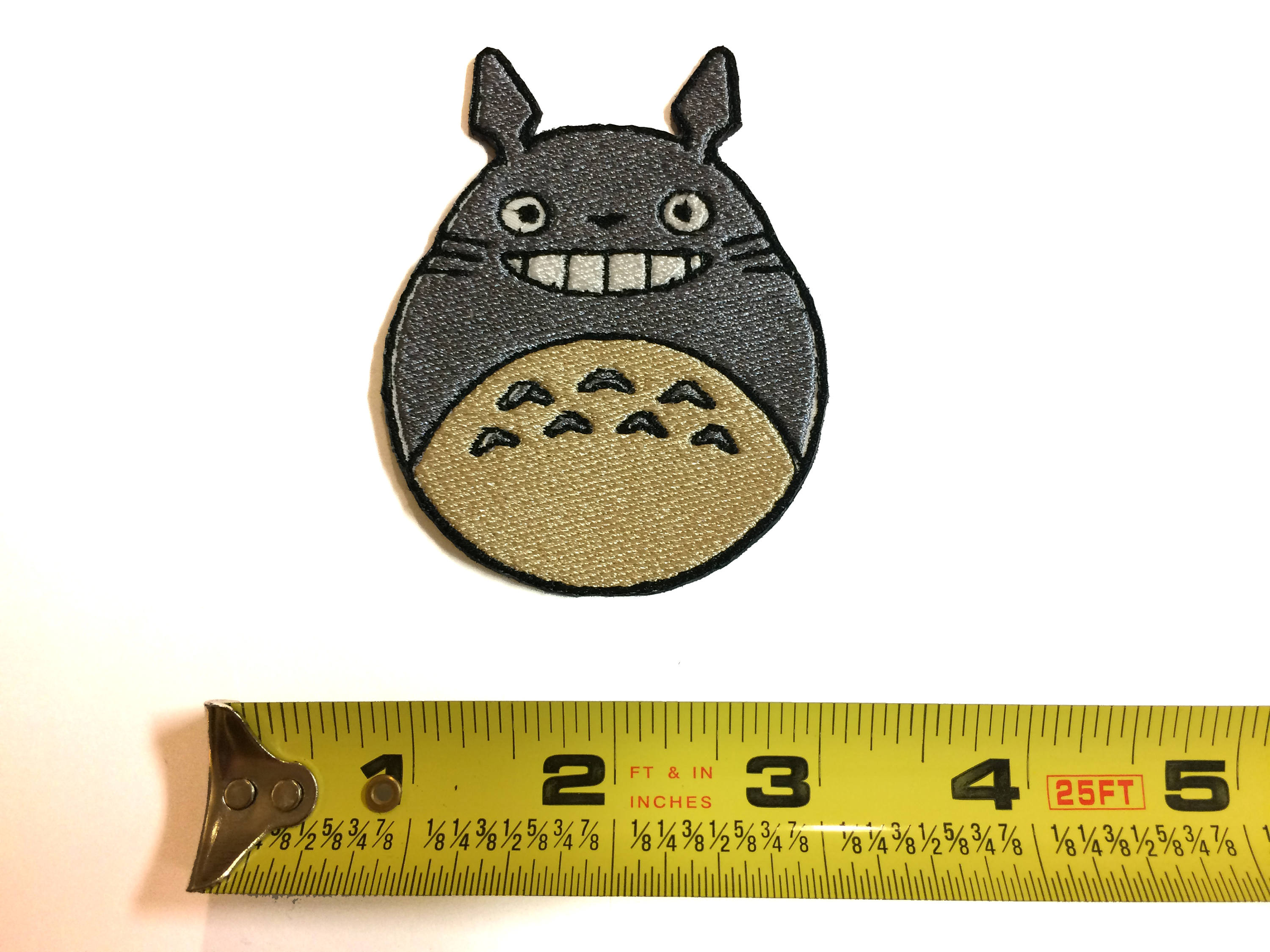 Totoro patch machine embroidery design  8 formats  pes  dst Totoro patch machine embroidery design  8 formats  pes  dst