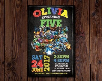 Skylanders Invitations, Skylanders Birthday, Birthday Invitation, Skylanders, Skylanders invite, Skylanders , Instant Download , Digital