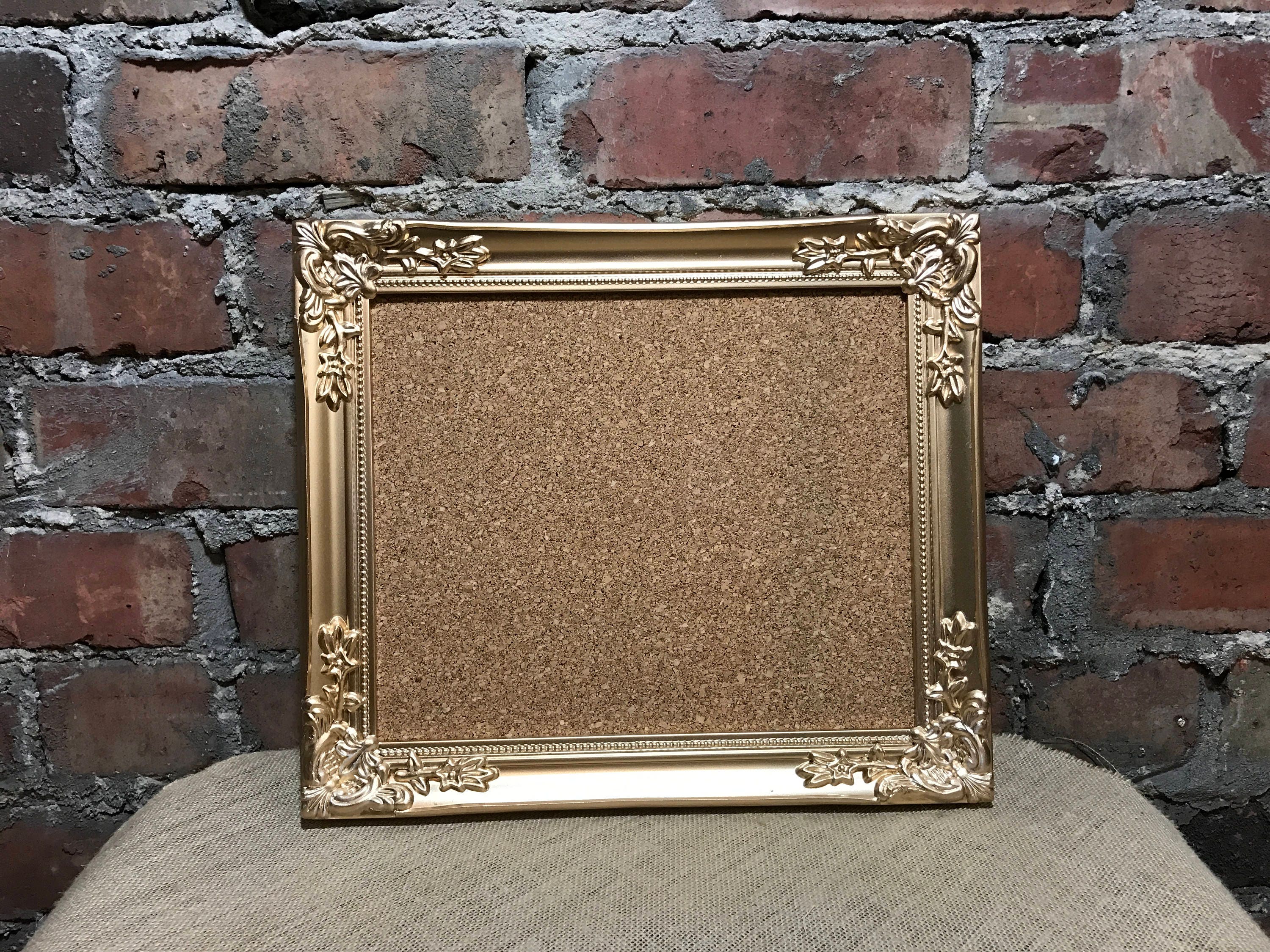 SMALL GOLD CORKBOARD Small Gold Vintage Style Cork Board