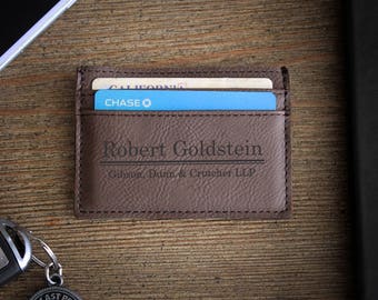 Personalised Large Red Aluminium Money Clip Engraved Gift