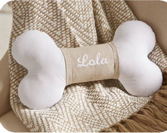 custom dog bone pillow