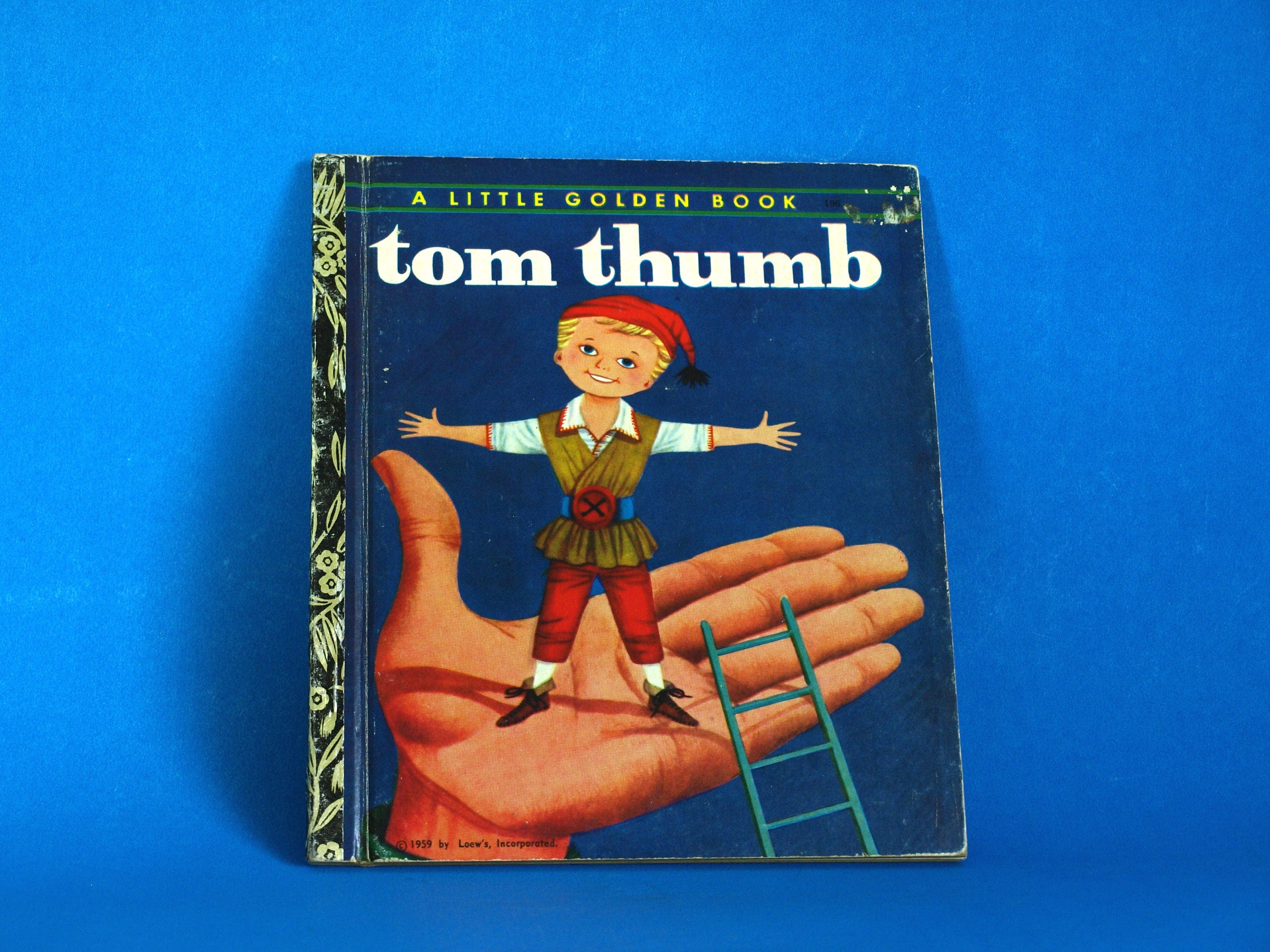 Tom Thumb Story Book Little Golden Books 1974 Retro