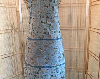Mens apron, ladies apron , camping apron , wilderness apron