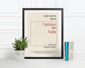 Love on the Run (L'amour en fuite) Alternative Film Poster