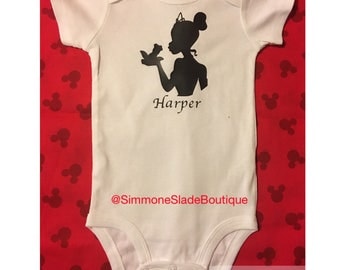 Princess Tiana Personalized Onesie