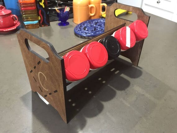 Laser Engraved Stackable Spice Rack