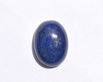 28.5 Cts Natural Lapis Lazuli Gemstone Cabochon Oval Lapis Loose Cabochon 21x16x8 MM SG3285