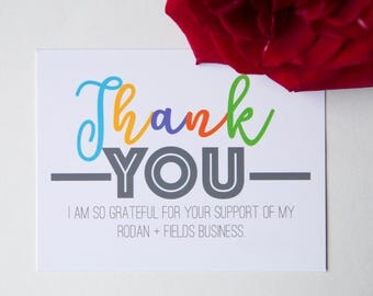 Rodan and Fields Thank You Card