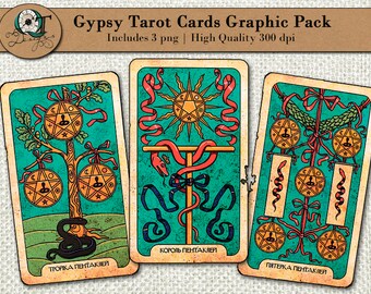 Gypsy tarot cards | Etsy