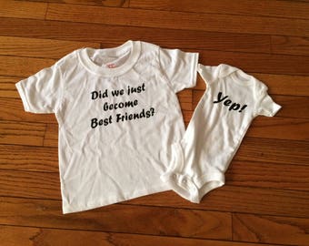 Sibling shirt set | Etsy