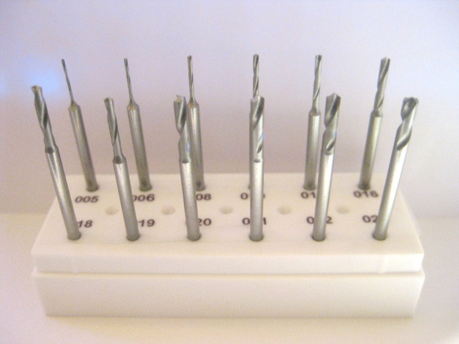 Jewelers Twist Drill Set 12 pieces sizes 005 023 Fig 77