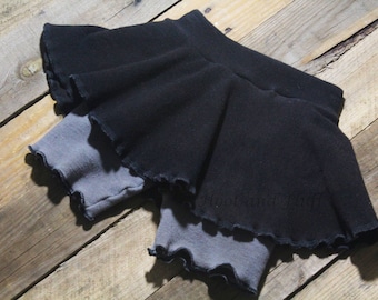 Wool Interlock Skirtie Shorts, customizable colors