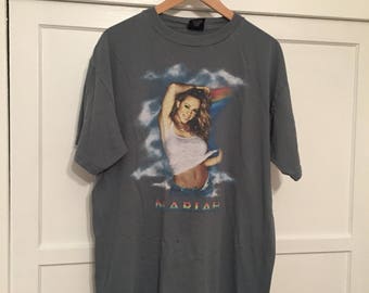 mariah carey t shirt rainbow