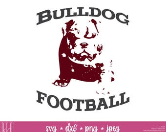 Bulldog Football svg - High School Football - High School Shirt - Bulldog Tee Shirt - Bulldog svg - Bulldog Team