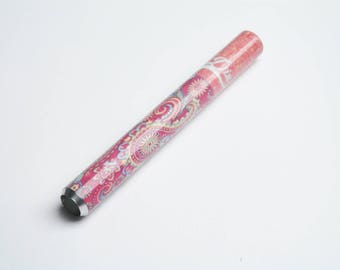 Red Paisley Park One Hitter Aluminum Tobacco Pipe 3 Inch Metal Chillum