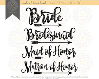Download Bride and Groom svg, Wedding Party, Svg- Dxf- Png- Eps ...