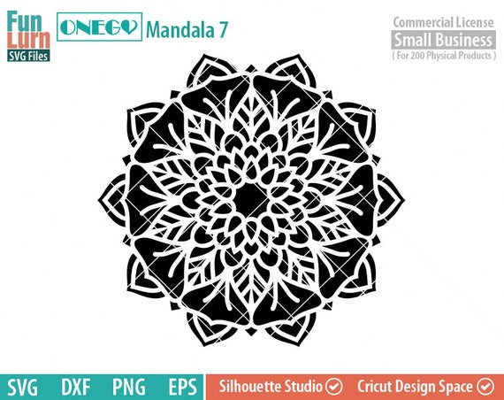 Download Mandala Decal Design Mandala 7 SVG File ONEGO Cricut