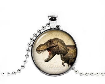T Rex Pendant T Rex Necklace Dinosaur Necklace Dinosaur Chain Jurassic animal