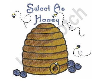 Beehive - Machine Embroidery Design