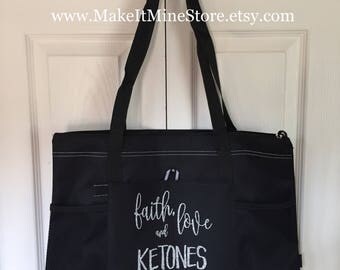 Faith Love and Ketones SHOULDER BAG ketone Pruvit ketogenic keto//os keto os