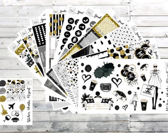 Coco Couture Planner Sticker Kit Deluxe, planner stickers Erin Condren, planner stickers, planner stickers weekly kit, ec sticker kit
