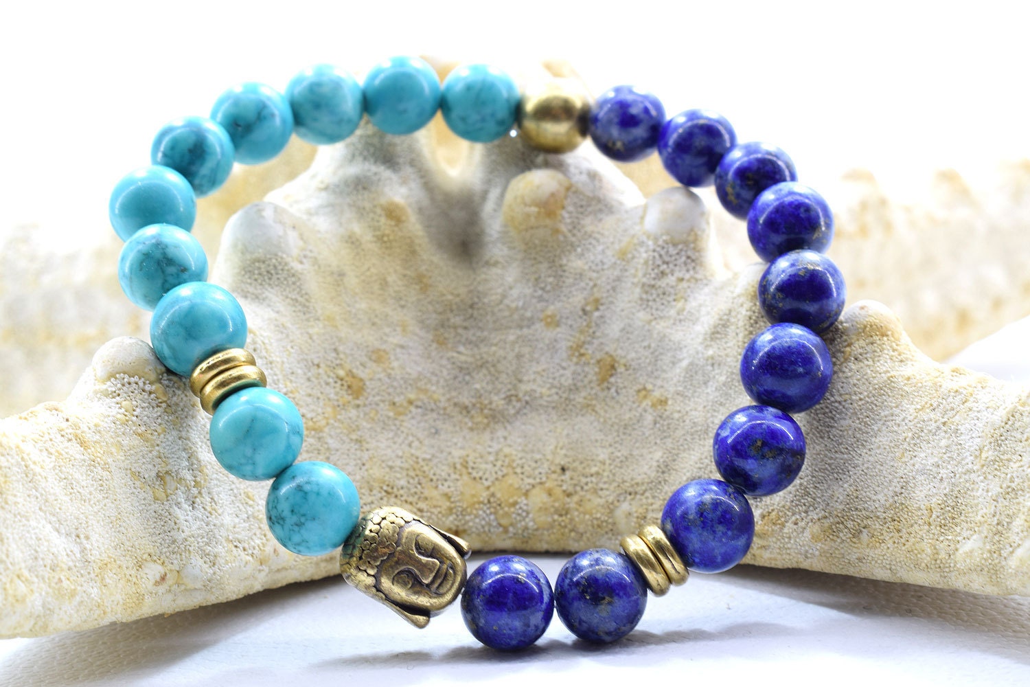 Lapis Lazuli Buddha Bracelet