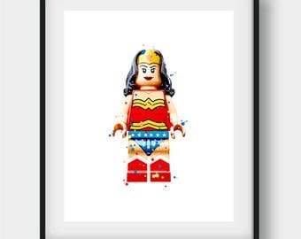 Wonder Woman Wall Art wonder woman print | etsy Wonder Woman Wall Art wonder woman print | etsy