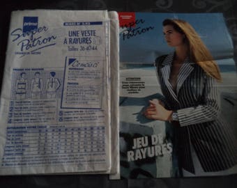 pattern jacket size 36-40-44 new uncut