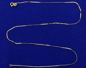16 Inch Cobra Link Neck Chain