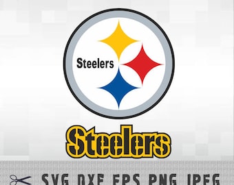 Pittsburgh Steelers SVG PNG DXF Eps Logo Vector Cut File Silhouette Studio Cameo Cricut Design Template Stencil Vinyl Decal Transfer Iron on