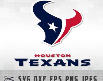 Houston Texans SVG PNG DXF Logo Layered Vector Cut File Silhouette Studio Cameo Cricut Design Template Stencil Vinyl Decal Transfer Iron on