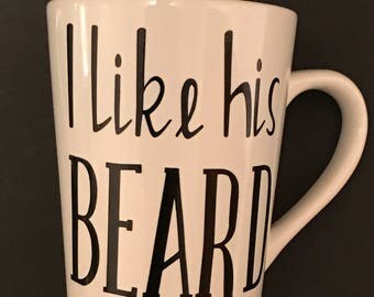 I like his beard, I like her butt mugs