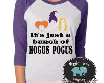 Hocus Pocus Shirt, Halloween Shirt, Hocus Pocus, Baseball Tee, Women's Halloween Shirt, Cute Halloween Shirt, Halloween Shirt
