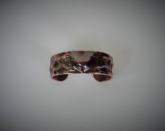 Copper Cuff Heart Bracelet