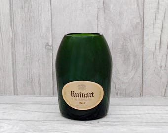 Ruinart Champagne Vase (Recycled Bottle)
