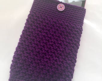 Crochet Device Case, Tablet Case, Kindle Cover, e-Reader Protective Cover, Crochet Cover, Protective Sleeve, Handmade Device Cover, Fab Gift