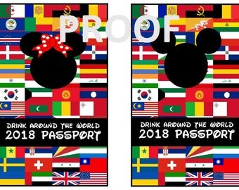 Epcot passport | Etsy
