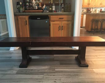 Wood, bench, farmhouse, rustic