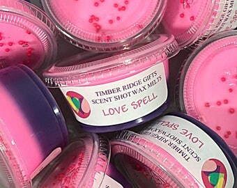 Candle Tarts - Soy Wax Melts - Love Spell - Wax Melts - Wax Tarts - Wax Cubes - Scented Wax Tarts - Soy Wax Tarts - Scents - Candle Melts
