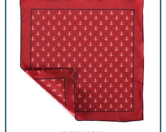 Pocket square "Anchors"