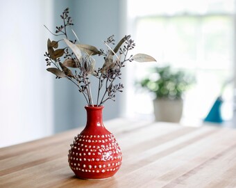 Bud Vase - Ceramic Bud Vase - Handmade Bud Vase - Ceramic Flower Vase - Small Vase