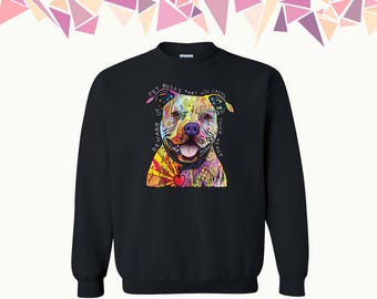 sweatshirt dog sweater pug pitbull crewneck