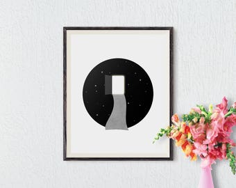 Minimalist Print, Geometric Print, Printable Wall Art, Modern Home Decor, Fantastic Print, Wall Decor, Fantastic Art, Instant Download