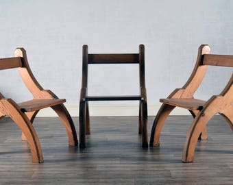 Gothic Pine kitchen chairs