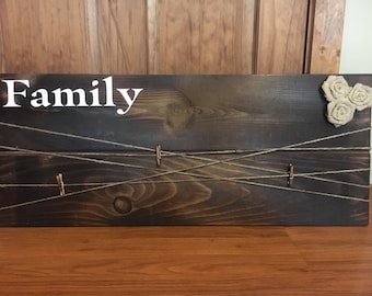 Rustic/Rustic Wood Picture Hanger