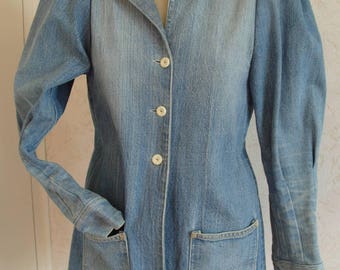 Recycled denim jacket