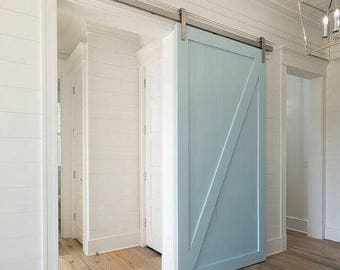 Rustic Barn Door - Sliding Doors - Cottage Door Decor - Industrial Door - Interior Doors - Barn Wood Door - Oak Barn Door - Cottage Doors