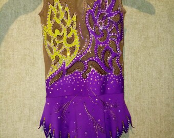 Competition rhythmic gymnastic leotard