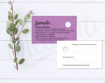 cards doterra printable sample Etsy sample Doterra card