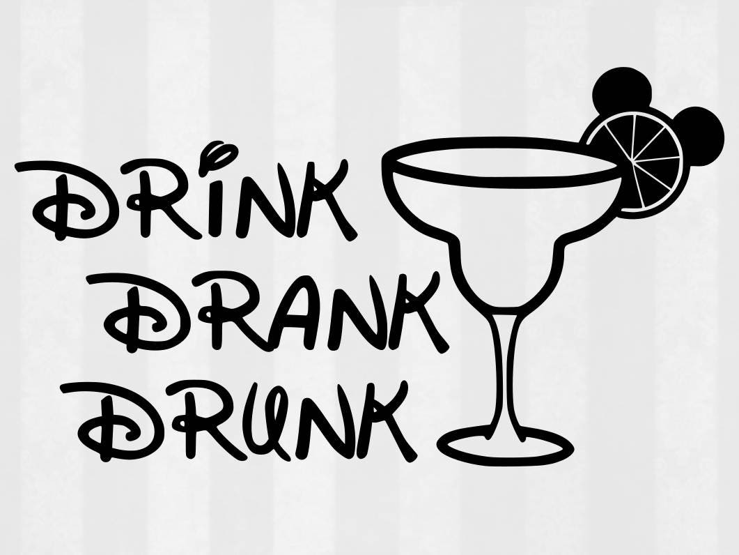 DISNEY Epcot Drinking around the world SVG Disney vacation